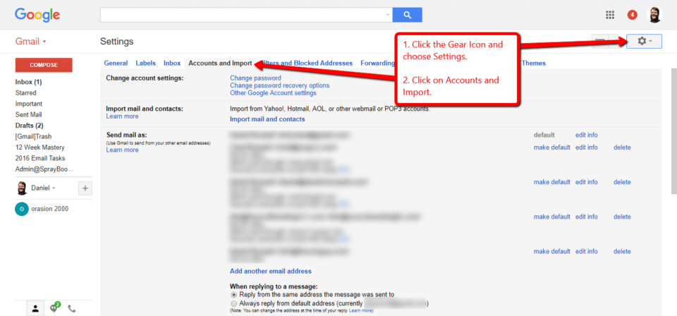 Set Up A Professional Business Email Inside Of Your Gmail Account 